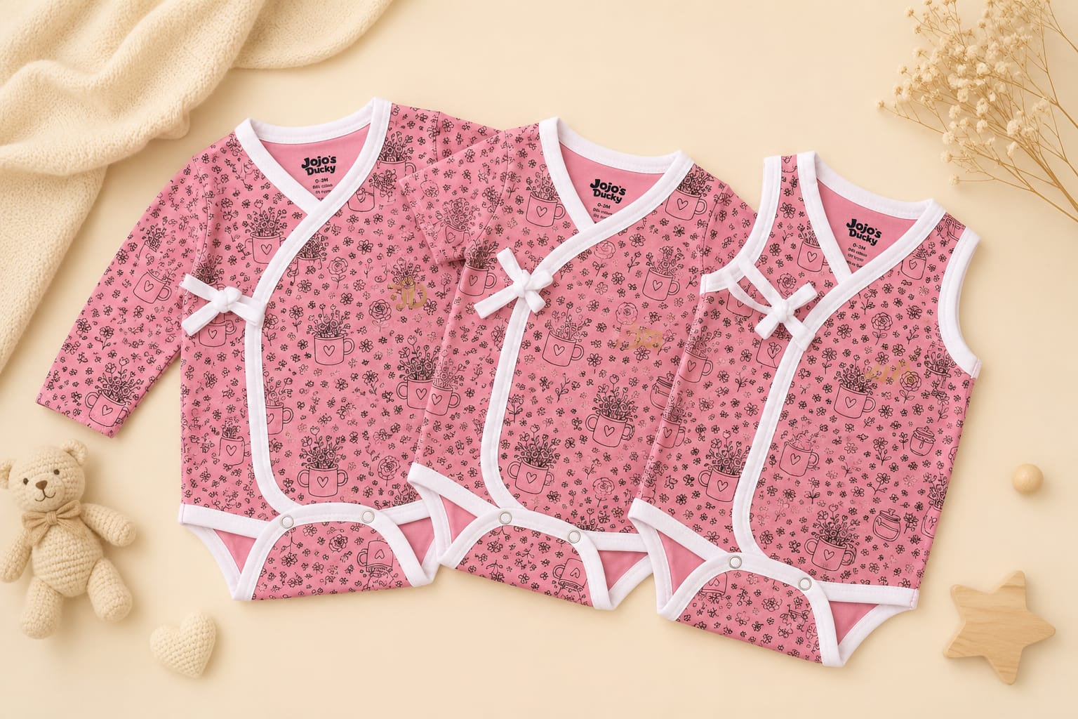 HAPPY GARDEN - set of 3